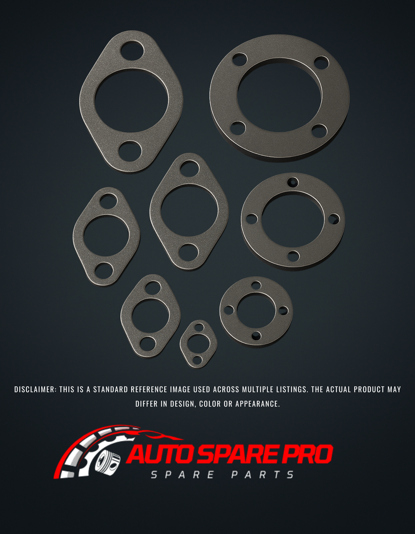 FLANGE GASKET - TOYOTA 2L/3L/5L/3S-FE/5S-FE (5 PER CARD)