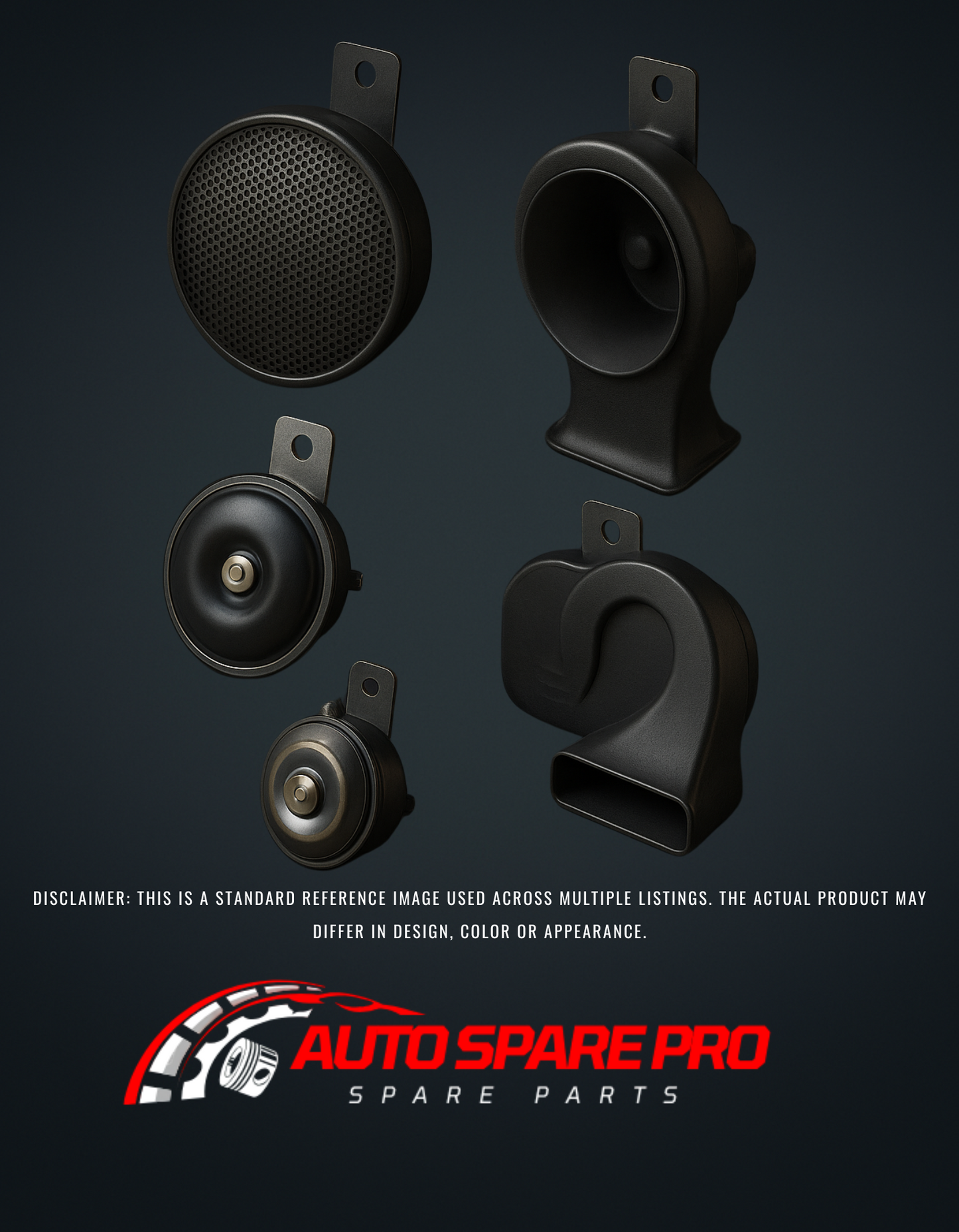 HOOTER - 24V SINGLE BLACK HIGH TONE