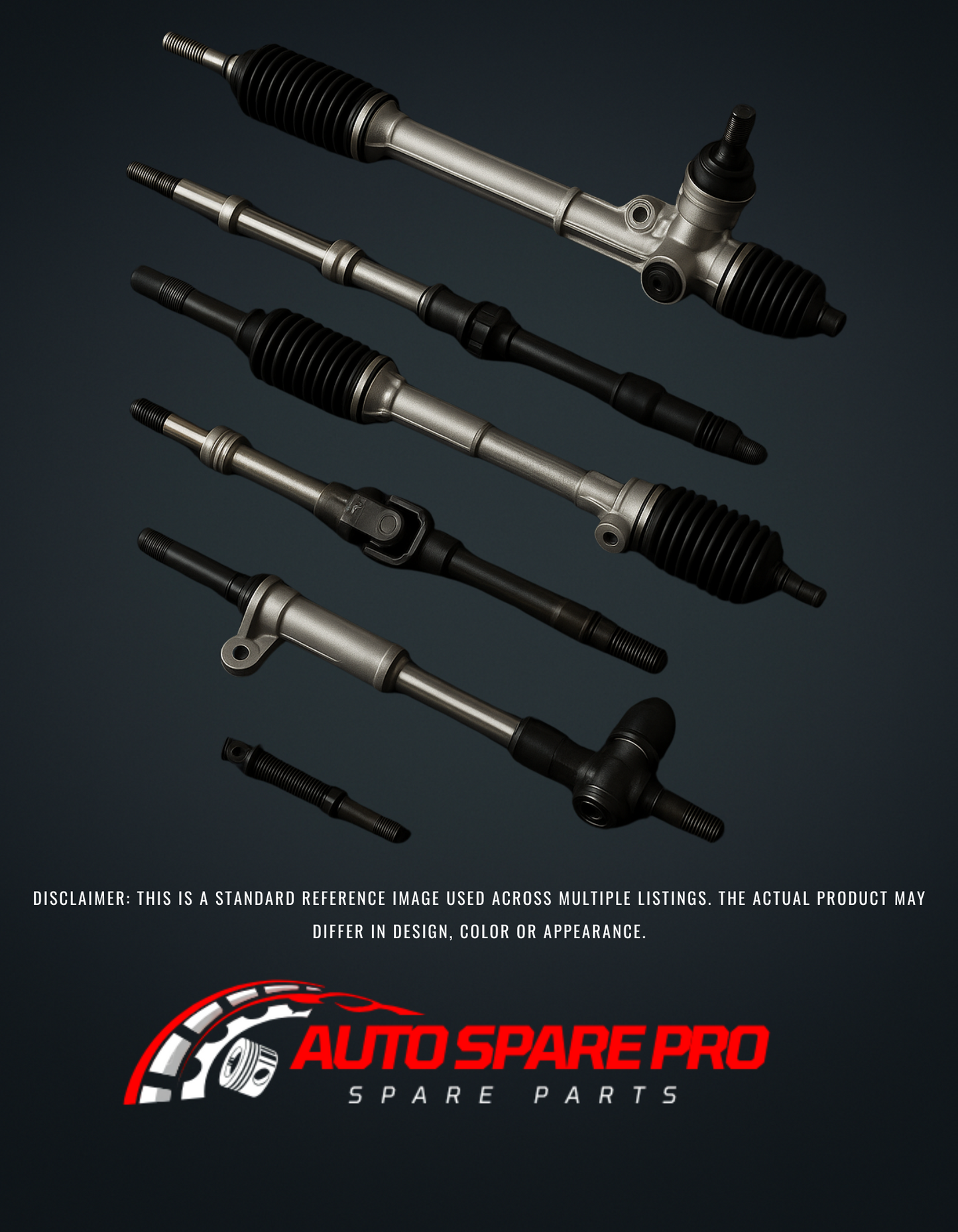 STEERING RACK & SHAFT - KIA K2700 04- POWER STEERING  + RACK ENDS