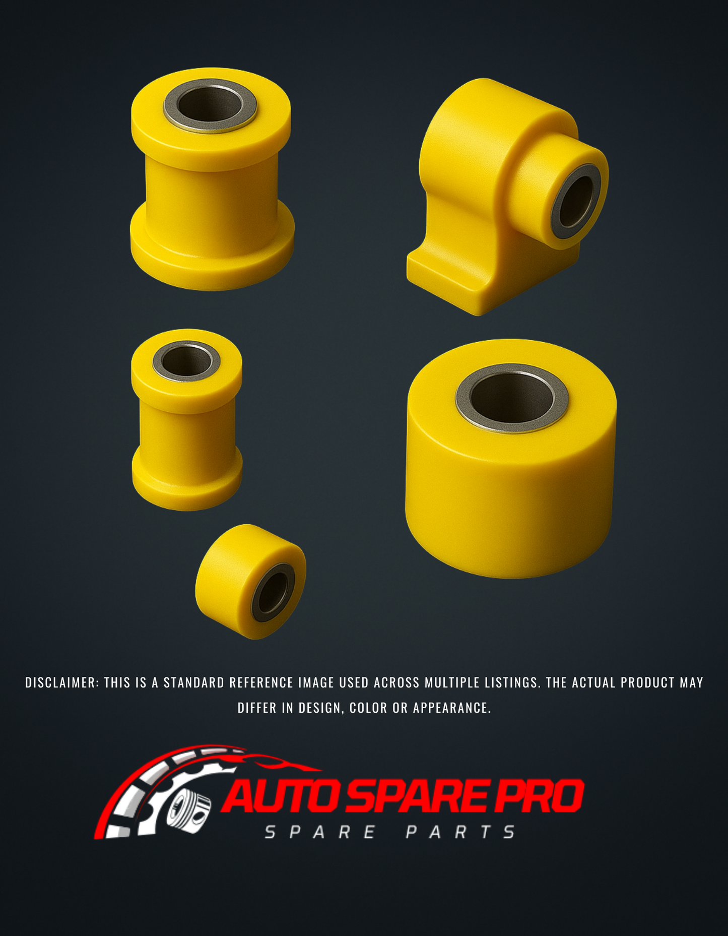 YELLOW POLY BUSHES - AUDI A3/Volkswagen GOLF I/II/III/IV/POLO C/ARM INNER (5 PER PACK)