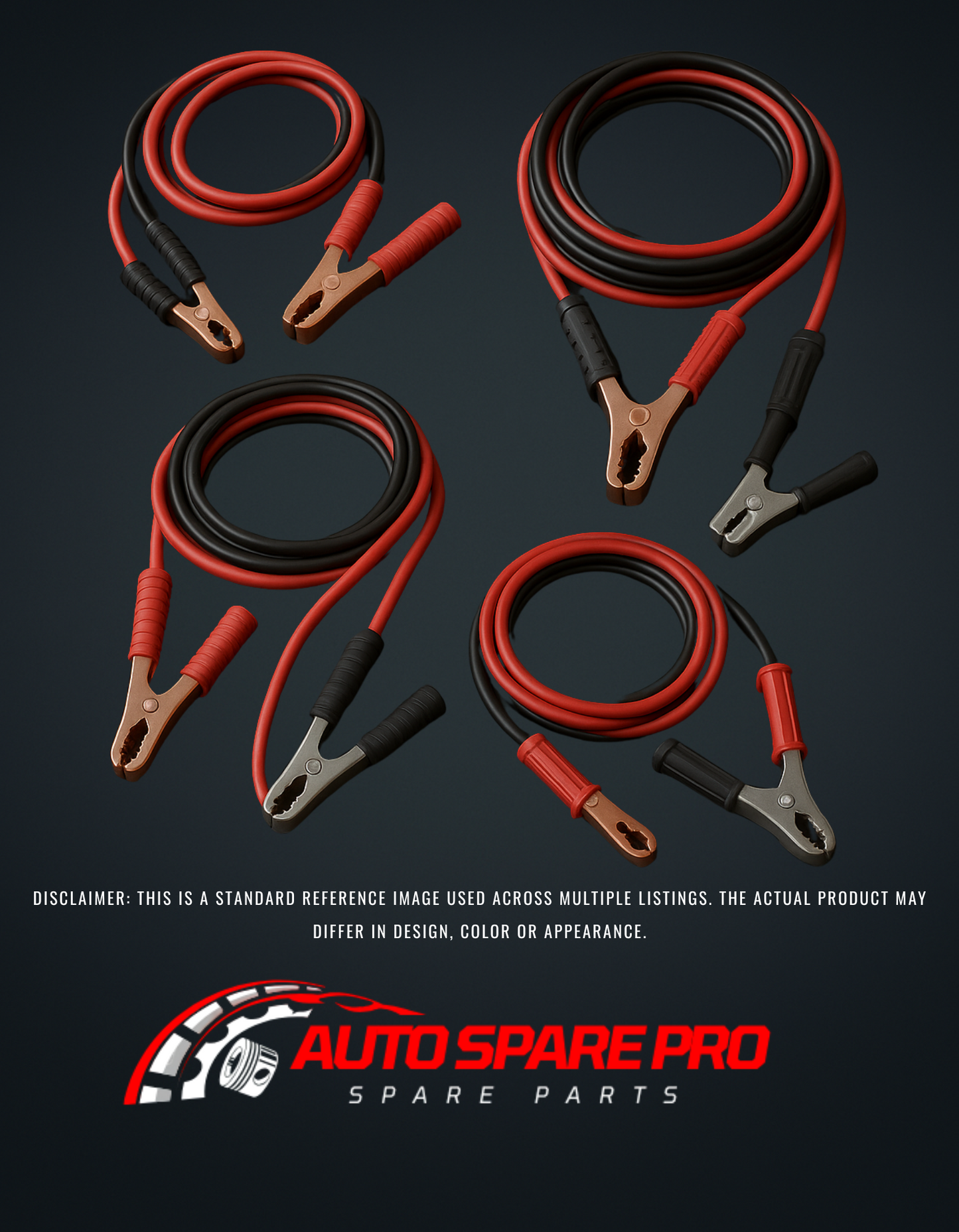 ACCESSORIES - 600AMP BOOSTER CABLE SET (HEAVY DUTY)