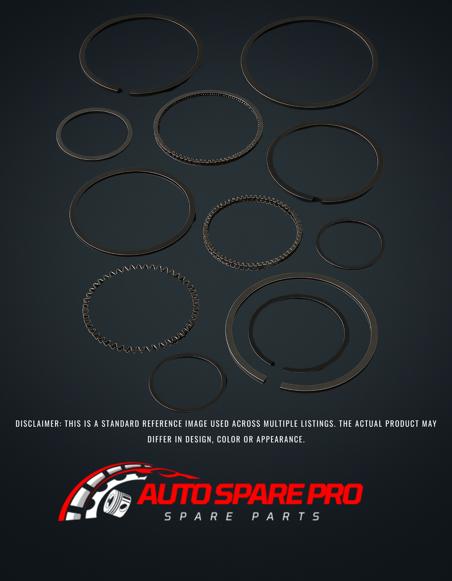 Piston Rings | DAEWOO CIELO 1.5 76.50mm STANDARD | 1.5X1.5X3.0 | Auto Spare Pro