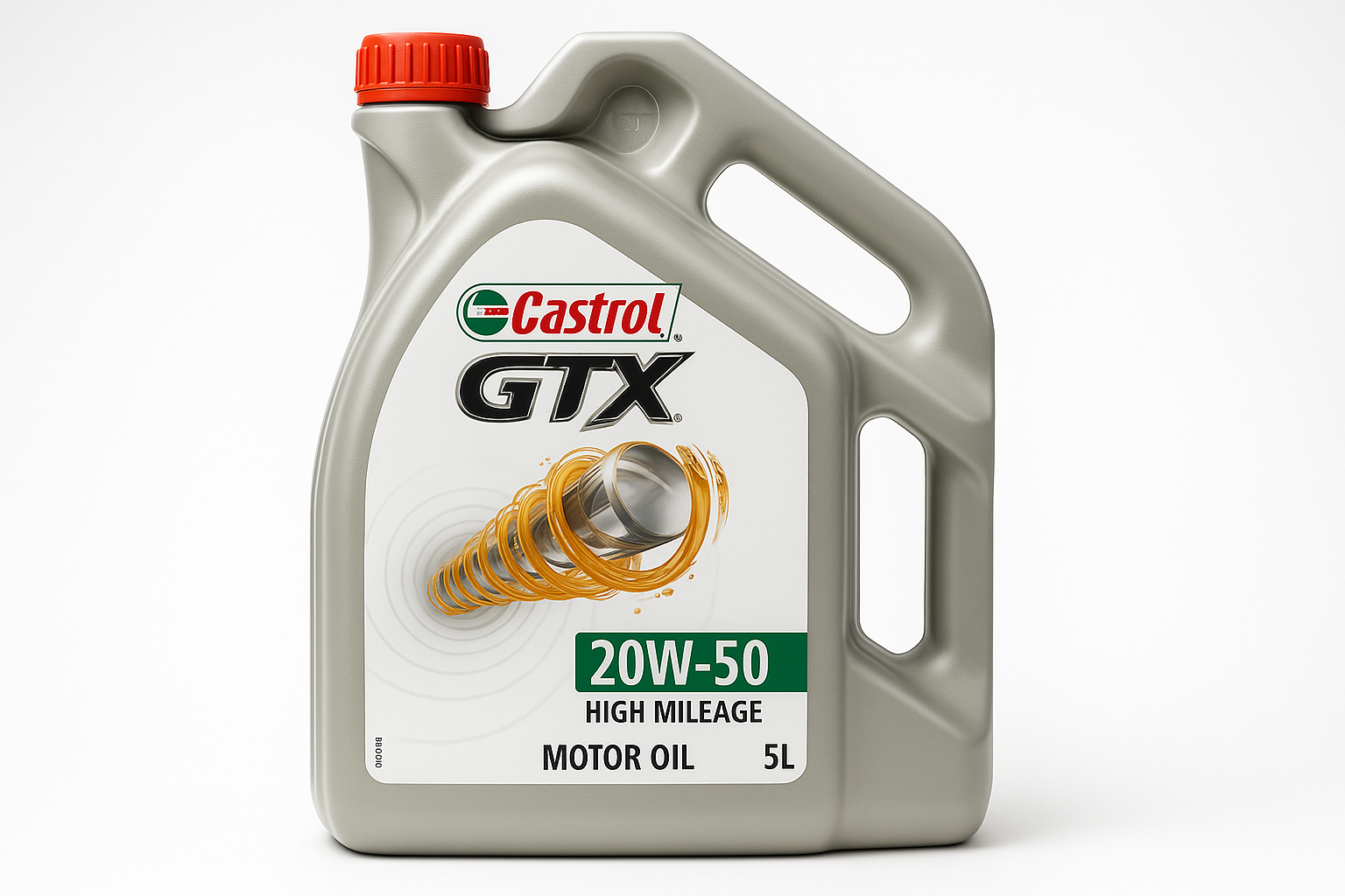 Castrol GTX 20W-50 motor oil bottle