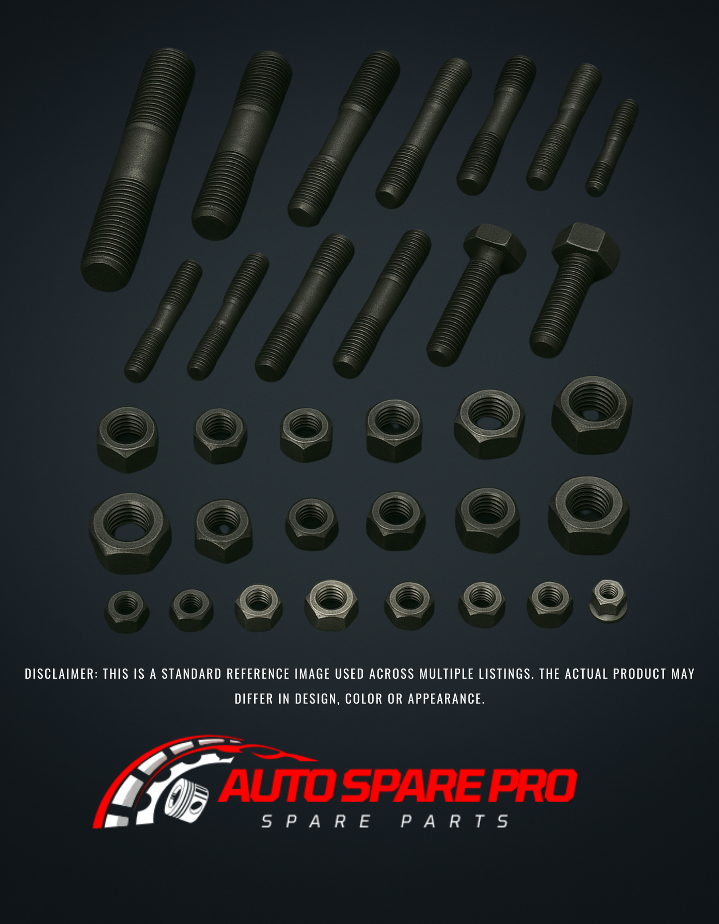 STUD AND NUT - MAG WHEEL NUT 1.5mm OPEN SHORT (10PCS/PKT)