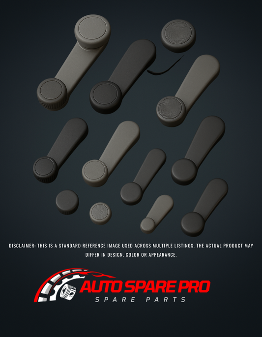 WINDOW WINDER HANDLES - Y-series BLACK + BRASS INSERT (10 PER PACK)